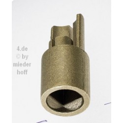 Adapter unten - Messing 12x12 mm, Innenvierkant 