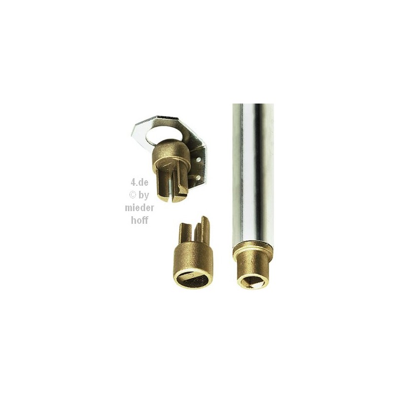 Haltewinkel für Adapter 34 mm oben