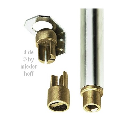 Haltewinkel für Adapter 34 mm oben